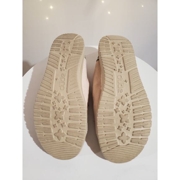 Hey Dude Wendy Funk Leo Safari Lace Up Slip On Canvas Comfort Shoes Womens 6 - Picture 9 of 10